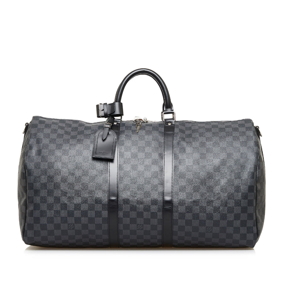 Louis Vuitton Keepall Bandoulière 55 Damier Graphite Canvas