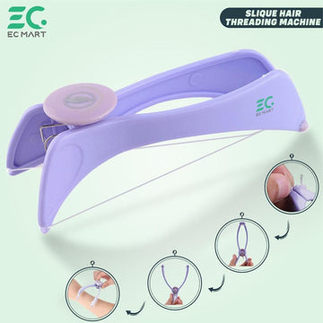 Slique hair threading machine